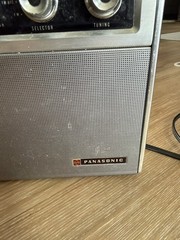 WORKING VTG Panasonic AM/FM Radio Mod RF 757 2 Band 10 Transistor 7 Diode Japan
