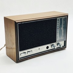 General Electric T2270B Vintage Radio AM/FM Dual Speaker 120V Solid State 10W