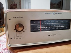 Vintage 1960&rsquo;s Voice of Music Tuner Model #1465 Powers Up but Untested / No Amp