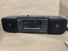 Vintage AM/FM Radio Cassette Alarm Clock Lot Sony Coby Proton Radio Shack Tandy