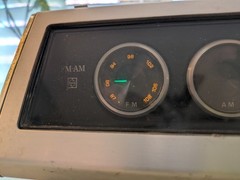 Vintage Panasonic Flip Clock FM AM Radio Model RC-7589 Fully Functional