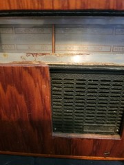 Vintage Wood Case Hand Built Unbranded Table Top Am/Fm Radio Tested Works