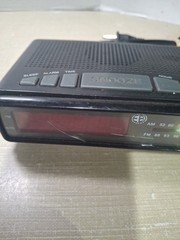 Electro Brand AM/FM Radio Alarm Clock – Model 4610 Black Tested and Working