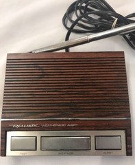 REALISTIC Weather Radio Weatheradio Alert III Model 12-140 Tested Works Vintage