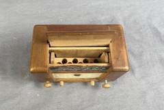 Cigarette Music Box in the Form of a Philips Radio 500A, c. 1950s promo item