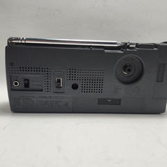 Sanyo RPM-C5 AM/FM 2 Band Quartz Clock Radio Alarm W/Antenna & Strap Vintage