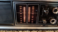 Panasonic RE-7371 AM/FM Vintage Tabletop Radio Wood Grain Cabinet*Tested*Read!