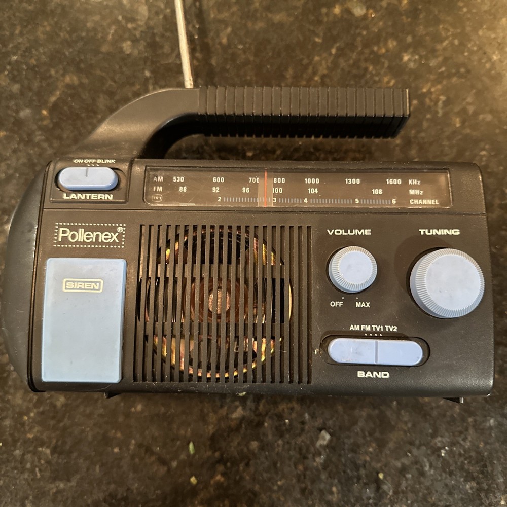 Vintage Pollenex Rescuer Emergency Communication System Radio Siren Light