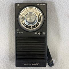 Vintage Realistic Portavision Radio Shack Portable Pocket FM Radio, Weather, TV