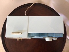 VINTAGE, 1960’S, MOTOROLA TABLETOP CLOCK RADIO, AZURE BLUE, MODEL C18B 23!!!