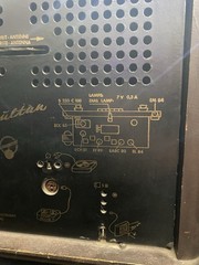 VTG Blaupunkt Sultan German Tube Radio Made in Germany Mid Century Modern