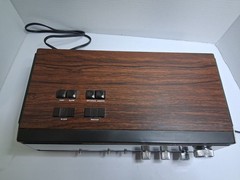 Vintage Realistic Chronomatic-218 AM/FM Stereo Alarm Clock Radio Woodgrain Teste