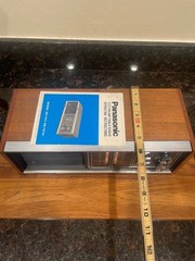 Panasonic RE-7371 FM-AM Wood Cased Radio