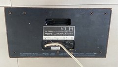 KLH MODEL TWENTY ONE FM RECEIVING SYSTEM WOOD CABINET 50 YEAR OLD STEREO 🟠🟠