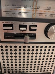 Vintage Lloyds Portable Radio AM/FM AC/DC 289A Series Model N710 With Case Works