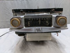Sweet Retro Vtg Moto Rat Rod Motorola 6V Car Stereo Radio 400 w 12V Adapter