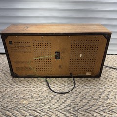 Panasonic RE-7259 FM-AM 2-Band Desktop Tabletop Wood Radio Vintage 1975 TESTED