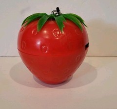 Vintage 1970&rsquo;s Computron Strawberry Tunes Novelty AM Radio Made In Hong Kong