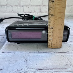 Electro Brand 4610 Black Digital Alarm Clock Radio AM/FM Snooze Tested
