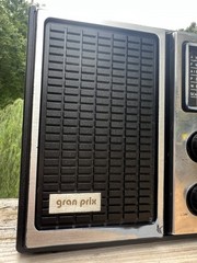 Vintage Grand Prix Radio AM FM Air PB-WB Receiver Model APW215 -TESTED WORKS