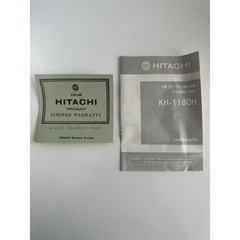 VINTAGE *NEW* 1980&rsquo;s Hitachi KH-1180H AM/FM TV1TV2 3-Band Portable Radio