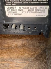 VINTAGE QUASAR AP1495YH PHONE TV RADIO ALARM CLOCK Works