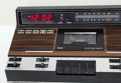 Vintage Sears 317.23400 051 Am/Fm Cassette Alarm Clock Radio 23400 ~ Repair