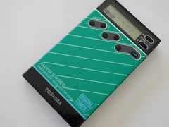 Vintage RARE TOSHIBA RP-2056 AM/FM Stereo Radio with Clip (Made in Japan) -Works
