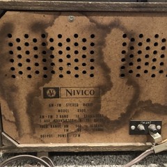 Vintage Nivico JVC 8900 AM/FM Stereo Receiver – Works – Tuning Knob Missing