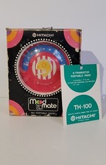 NEW IN BOX Vintage Hitachi Mood Mate (Mod) Portable Radio TH-100 70S Football