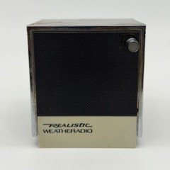Vintage Realistic WeatherRadio 12-165 Radio Shack Cube Weather Radio