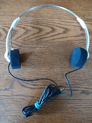 Panasonic Portable AM/FM Stereo Radio RF-444 Retro Works Original Headphones VTG