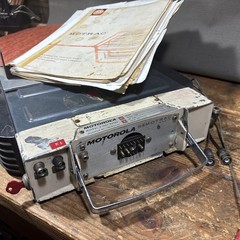 Vintage Motorola Motrac 2-Way Mobile Car Radio Transceiver Model R43HHT 1179AA