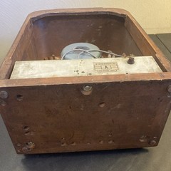Vintage Old Rare Tombstone A-53 General Electric Tube Radio Wood Case Parts USA