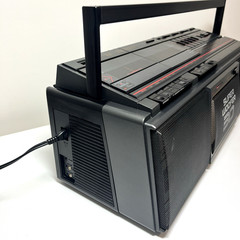 Seiko WKC-200 Super Woofer 3D Stereo Boombox Dual Cassette AM/FM- Tested Working