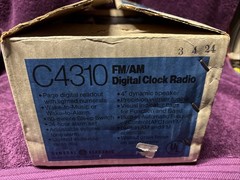 General Electric GE C4310 A Flip Clock Radio With Alarm EXCELLENT w/box
