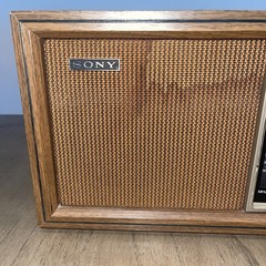Sony TFM-9450W 11 Transistors 2 Band AM/FM Radio Vintage MCM Tested Works