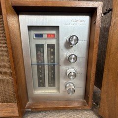 Fab Panasonic MCM Am Fm Radio RE-7487 w/Door Danish Style Teak – As Is
