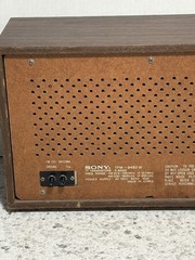 Vintage Sony TFM-9450W AM/FM Radio, 11 Transistors 2 Band, FOR PARTS/REPAIR