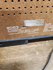 Sony TFM-9430 W Vintage 2 Band Solid State Radio – Works!