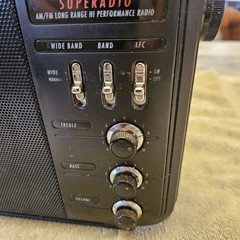 GE Superadio 7-2887A AM/FM General Electric Portable Radio Tested