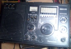 Panasonic DR-2200,Short Wave Radio 8 Band Radio Am/FM Will Play Plug In !