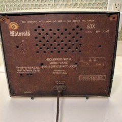 Vintage Motorola Dial Radio 63X Made in the USA Untested for parts Only