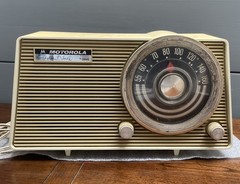 RARE 1959 WORKING Motorola AM Tube Radio – Model A12N VTG retro Tube prop