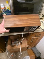 Vintage Panasonic RE-6286 AM/FM Radio Woodgrain Matsushita Japan *Working