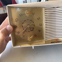 Vintage Motorola C17P MCM Bakelite for Parts or Repair Radio Clock No Cord