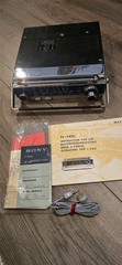 1969 Sony 7F-74DL 11-Transistor 4-Band Portable/Car Radio w/ RB-TP Mount & SS-4
