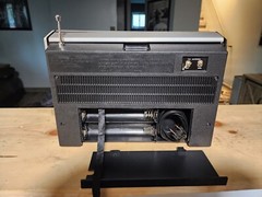 Zenith portable AM FM radio model RH 78Y, AC or battery, made in Taiwan
