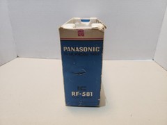 Vintage 1970s Panasonic RF-581 AM/FM Portable Radio – FOR PARTS – w Box & Manual