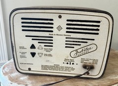 Vintage Telefunken Jubilee Export 1950s Tube Radio AM/FM Works West Germany